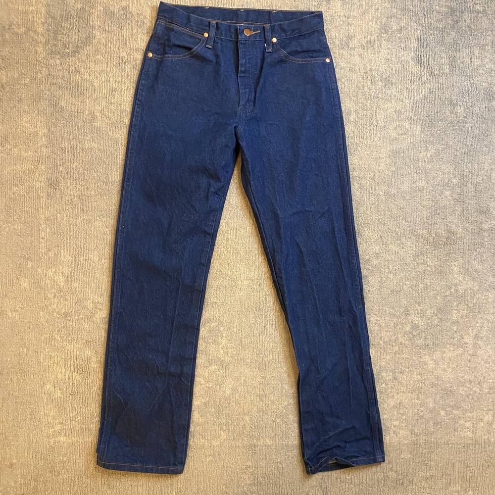 Wrangler Jeans Mens 29x32 Blue Denim Straight Leg Classic 5 Pocket Casual Pants